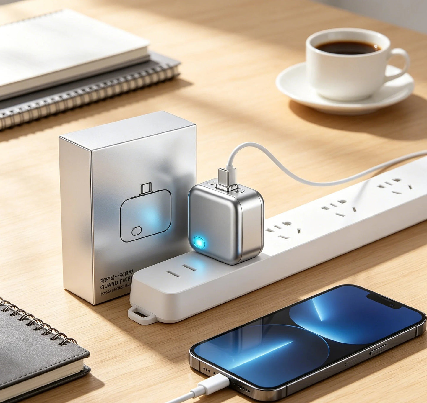 140W Smart Full Charge Self-Cut Type-C Adapter