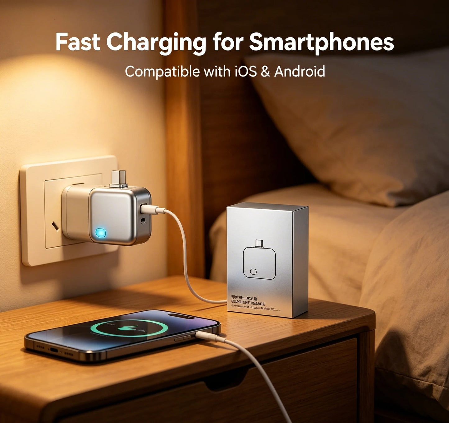 140W Smart Full Charge Self-Cut Type-C Adapter