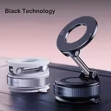 360° Adjustable Magnetic Car Phone Holder with Strong Suction Cup