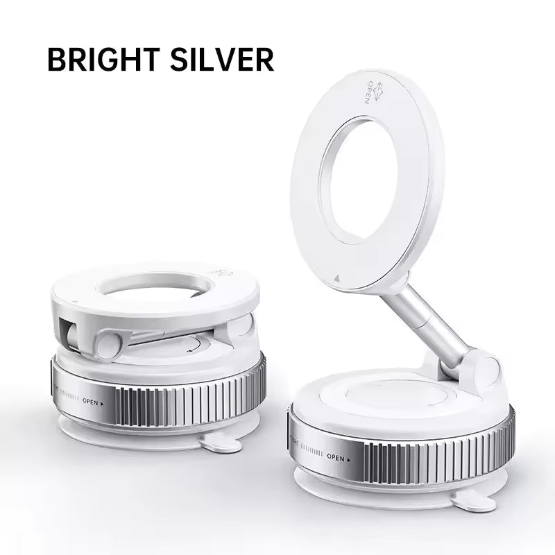 360° Adjustable Magnetic Car Phone Holder with Strong Suction Cup