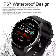 LIGE Smart Watch Women Men Full Touch Screen