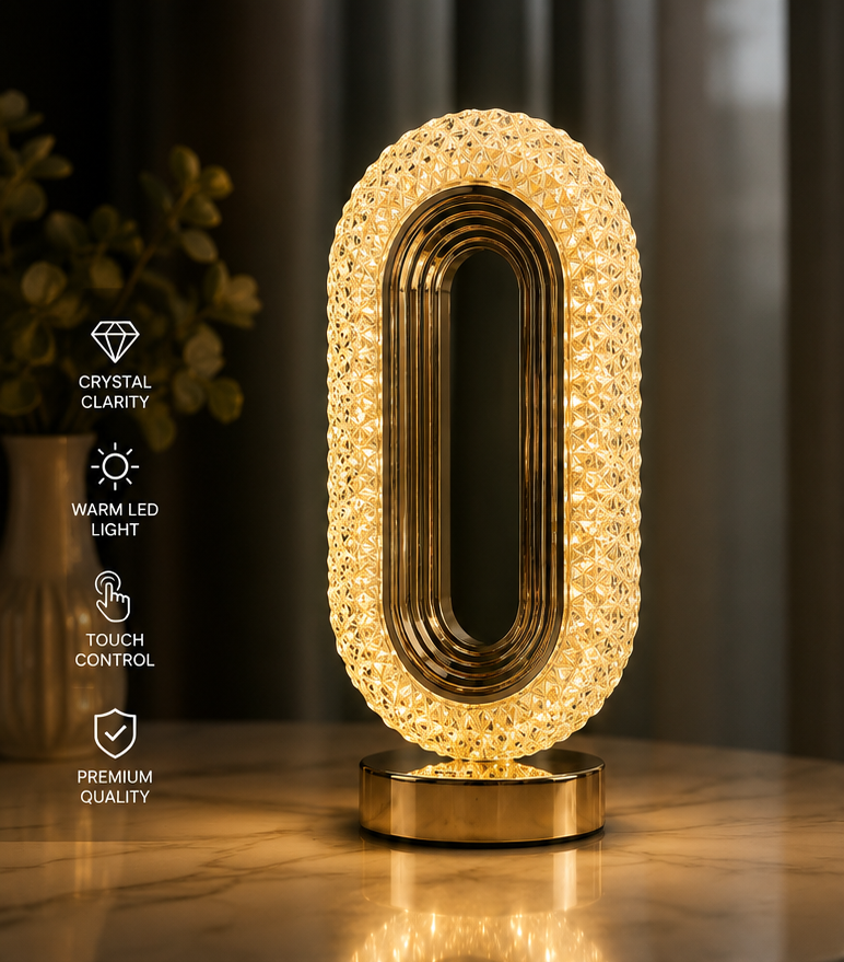 Crystal LED Luxury Modern LED Table Lamp (3 Elegant Designs)